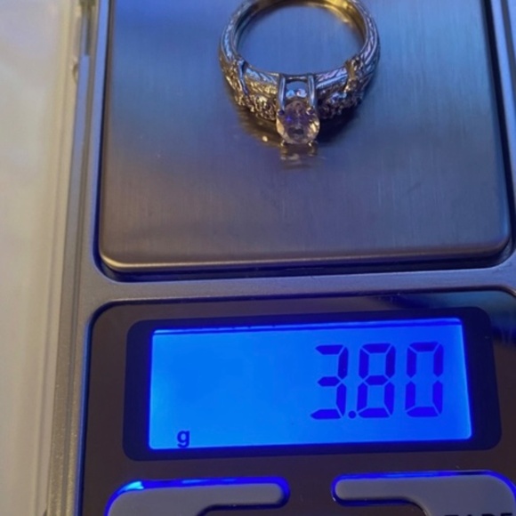 GENERATIONS 1912 14KT MORGANITE & PINK DIAMOND RING SIZE 6 - Picture 6 of 11